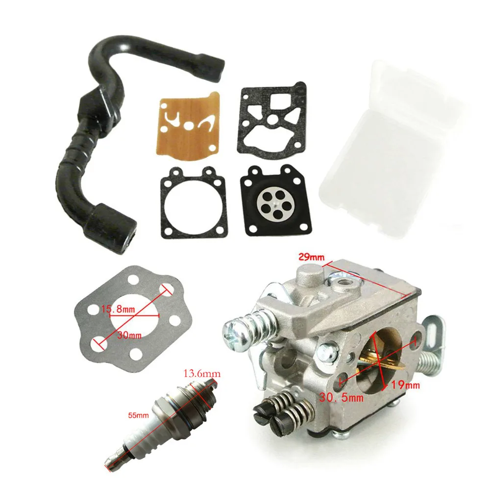 

Carburetor Repair Kit & Fuel Line Fit STIHL 017 018 MS170 MS180 Chainsaw