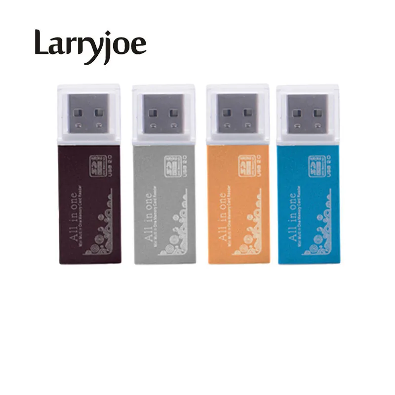 Считыватель смарт карт Larryjoe устройство для чтения нескольких памяти Pro Duo Micro SD TF M2