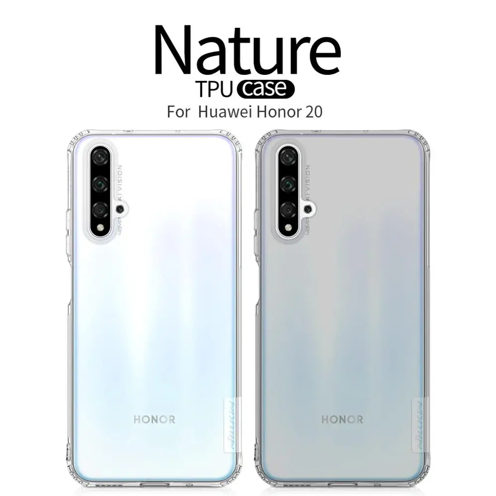Huawei Honor 20 чехол Nillkin TPU 0 6 мм ультра тонкий прозрачный мягкий силиконовый для