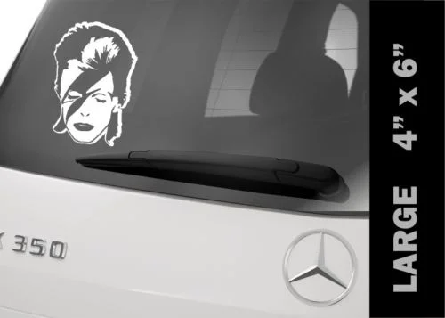 David Bowie США виниловая наклейка на оконное стекло анонимным # Дэвид Боуи 15x10cm |