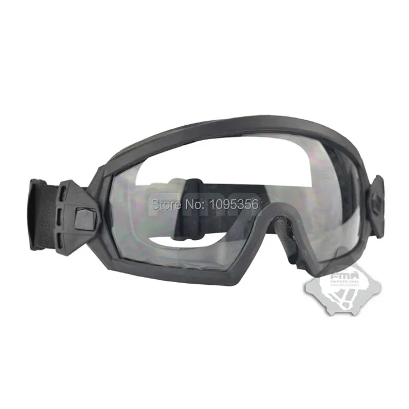 Черные солнцезащитные очки FMA с двумя линзами регулируемые для катания и игры в