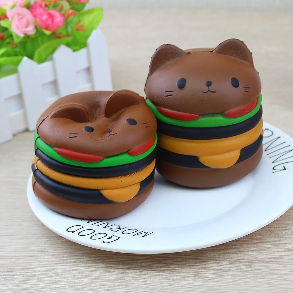 Jumbo мягкие игрушки для детей, медленно поднимающиеся антистрессовые игрушки, Мультяшные игрушки для кошек, игрушки для снятия стресса, забавные детские игрушки в подарок