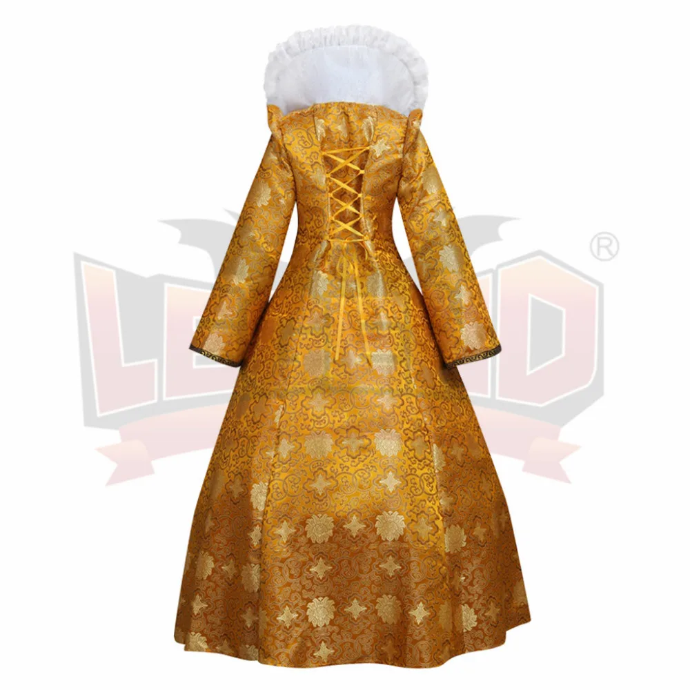 Женское вечернее платье в викторианском стиле золотое средневековое эпоксидное