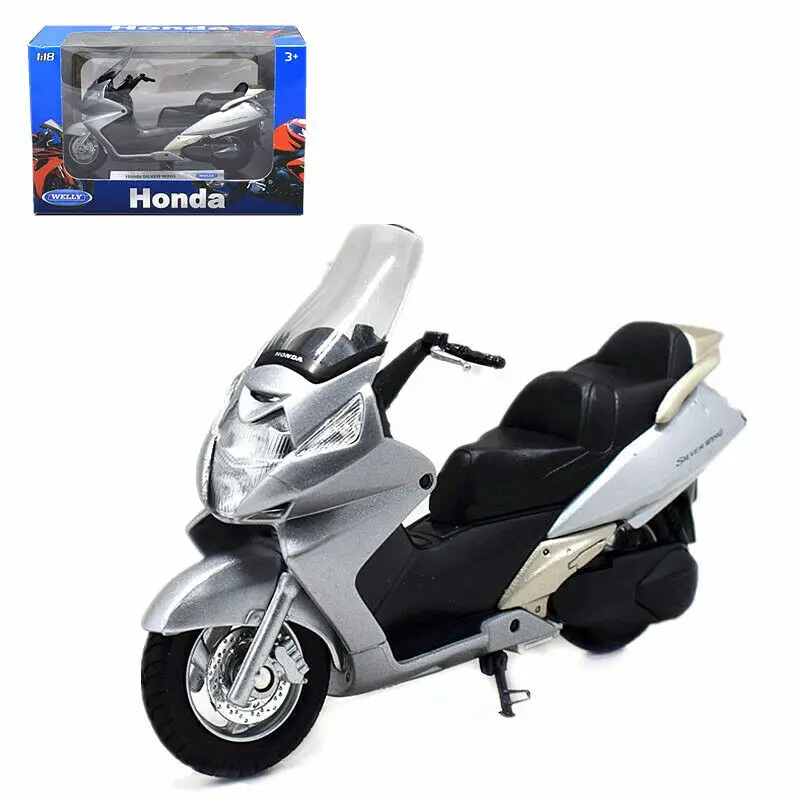 Welly 1:18 Honda Silver Wing модель мотоцикла велосипед игрушка Новый в коробке| |