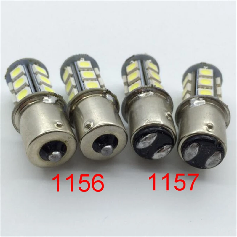 Eliteson 2 шт. S25 1156 1157 18SMD 5050 Автомобильные светодиодные лампы резервного сигнала