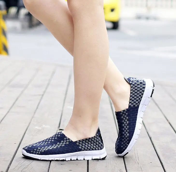 Женские кроссовки на платформе повседневные дышащие из эластичной сетчатой