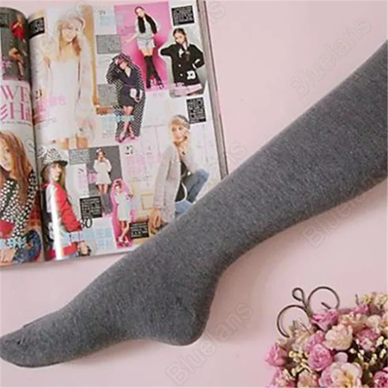 Лидер продаж хлопковые тонкие чулки выше колена для девочек сезон весна-осень |