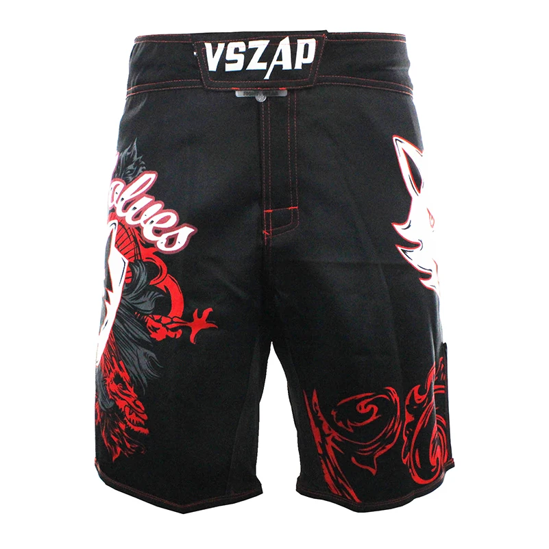 Боксерские Шорты THE WOLVES MMA эластичные тренировочные шорты для ММА джиу джитсу Bad Bo