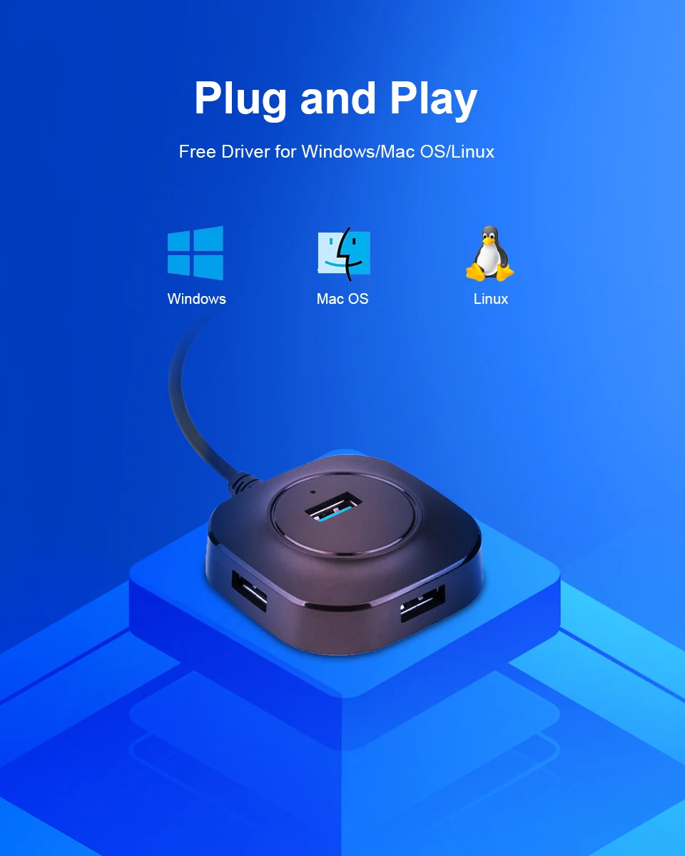 Мульти usb-хаб 3,0 концентратор USB разветвитель Mini USB 3,0 концентратор 4 порта расширитель Micro 3 hab высокоскоростной с портом питания для ПК Аксессуары