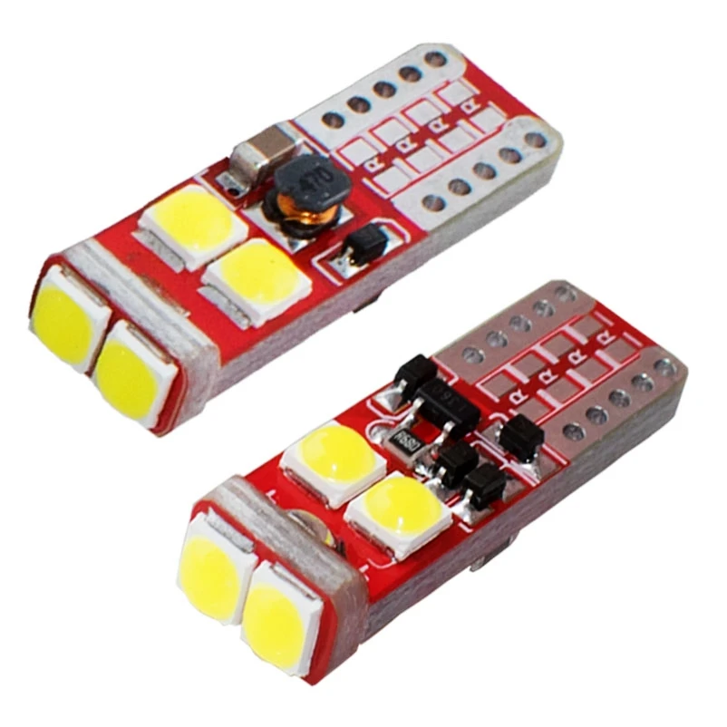2 шт. супер яркие чипы T10 W5W 1000LM 6 SMD XBD светодиодный парковочные фары автомобиля