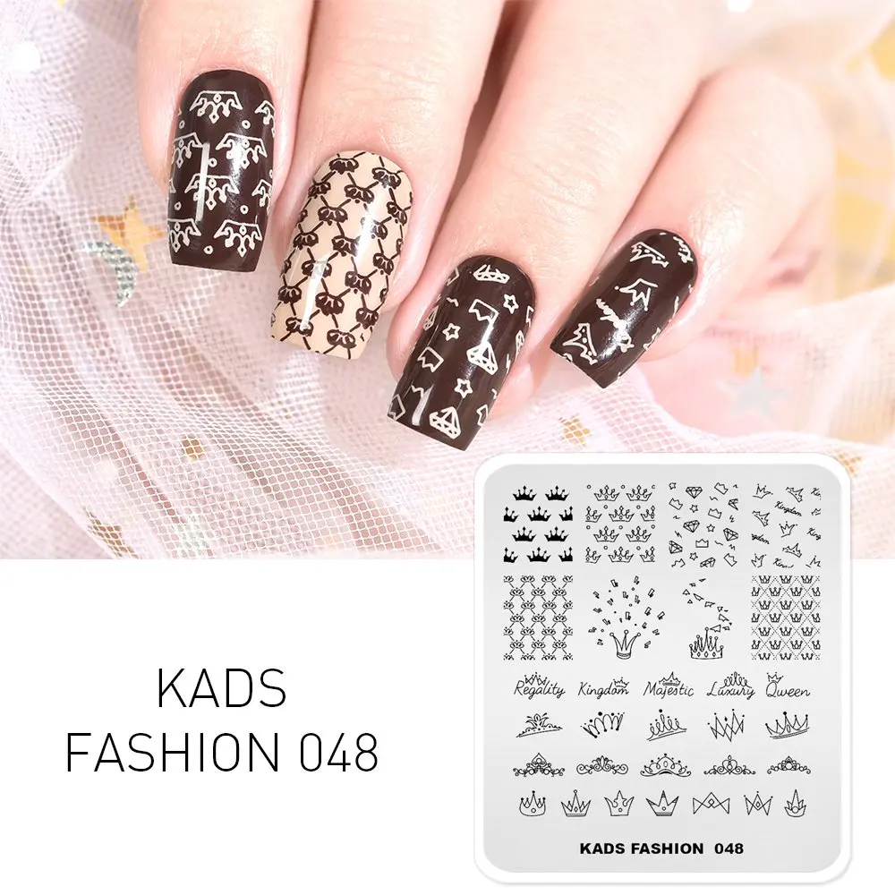 Fashion 048 Шаблоны тиснения ногтей для маникюра штамповочные пластины Летняя мода серия природы 49 дизайнов трафарет для штамповки для дизайна ногтей штамп - Цвет: Fashion 048