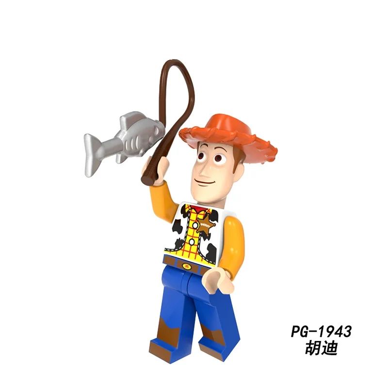 Legoed Toy Story миниатюрная насосная серия Базз Лайтер Вуди Джесси инопланетяне Рекс