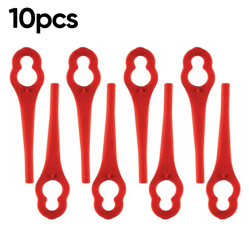 10 шт. сменные Пластиковые режущие лезвия для сада Strimmer газонокосилки