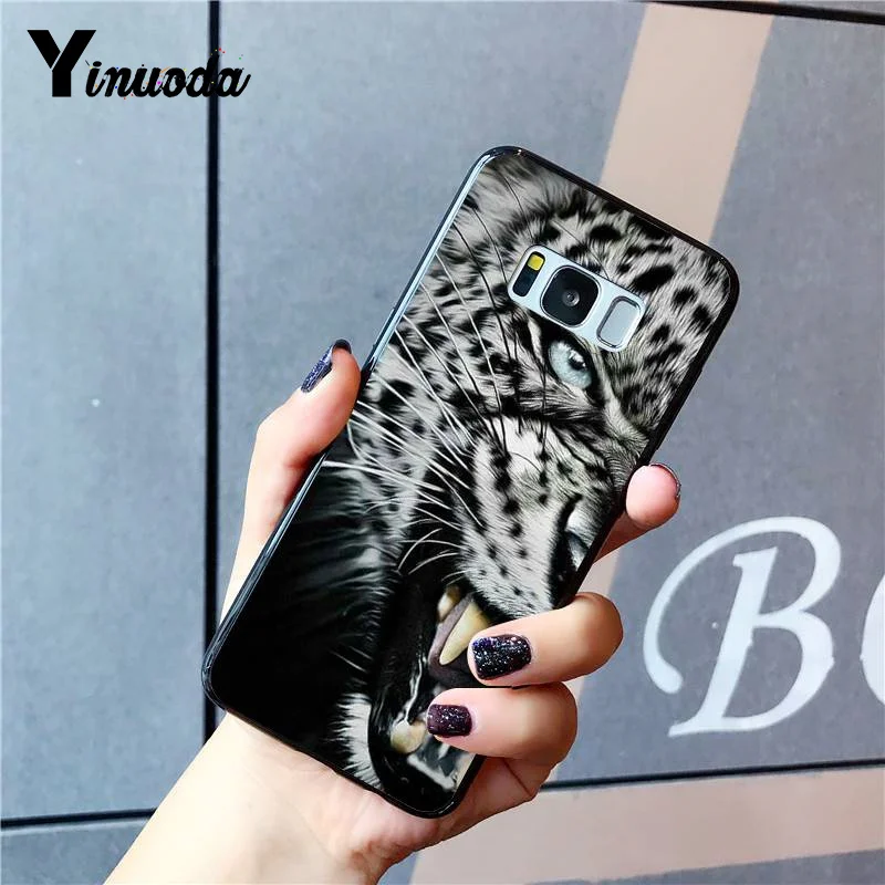 Yinuoda Русская версия Волк тигр Лев Леопард медведь чехол для телефона Samsung Galaxy S9 plus