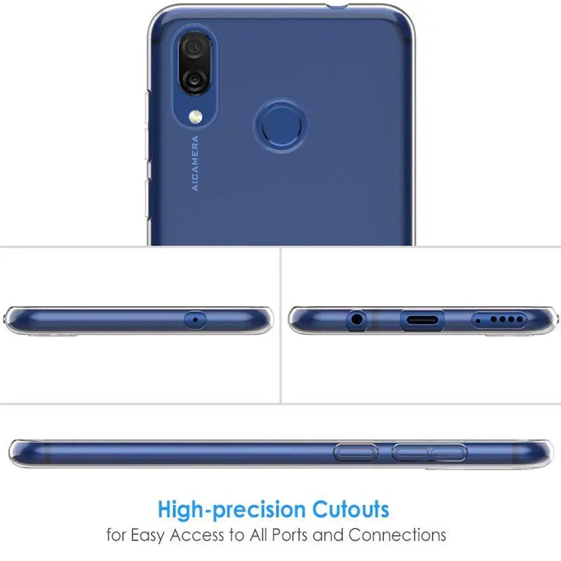 Чехол для Huawei P Smart 2019 прозрачный мягкий чехол POT-LX3 силиконовый телефона 6 21 |