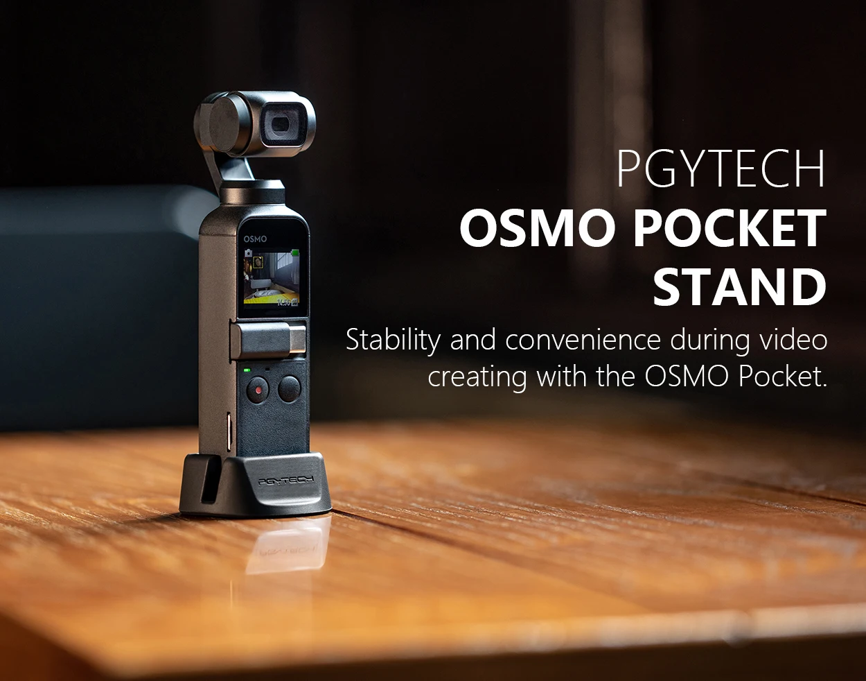 PGYTECH OSMO карманная Настольная подставка держатель стабилизатор опорная база фиксированное Крепление для DJI OSMO карманные аксессуары