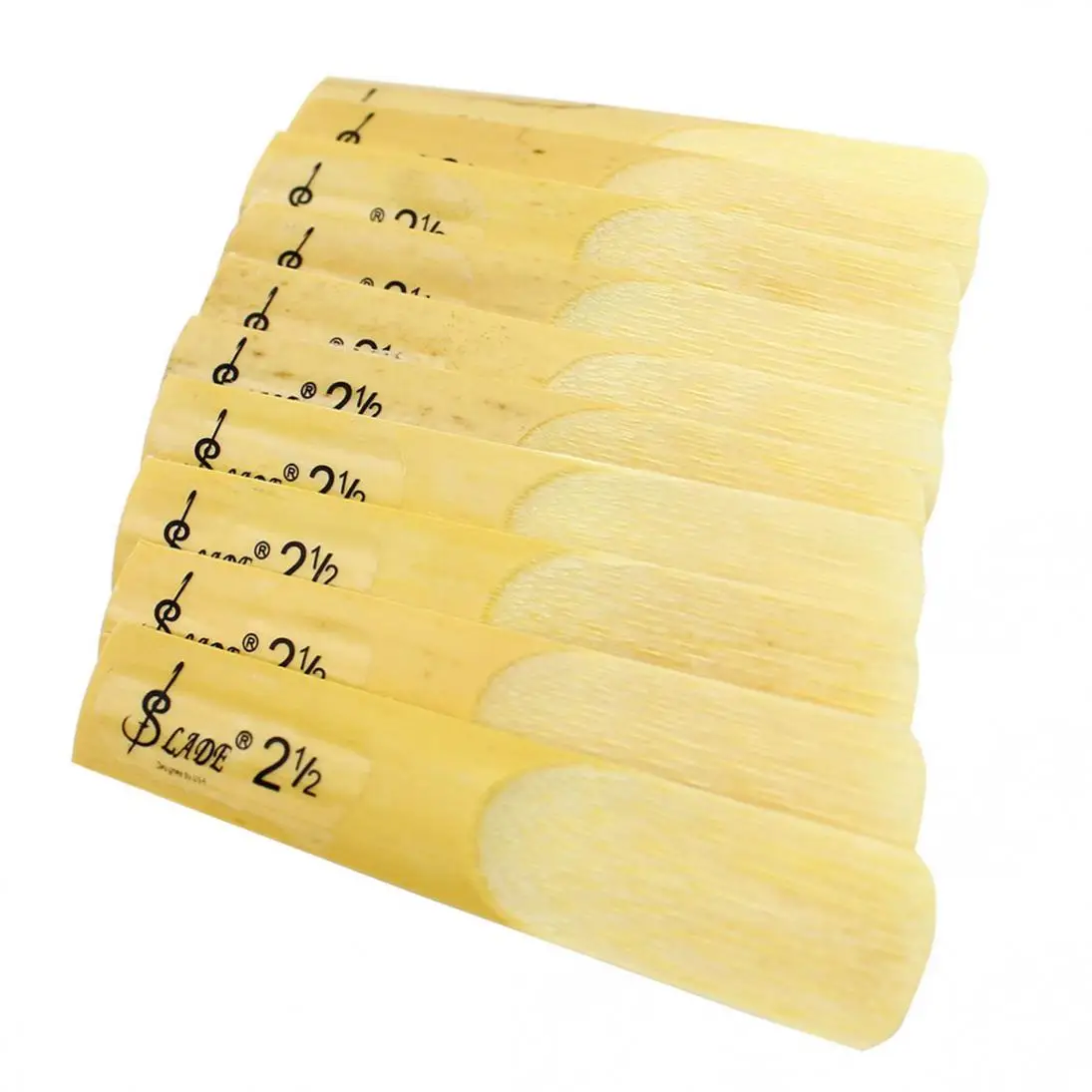 

10pcs/lot Lade Soprano Saxophone bB Strength 2.5 Reeds Bamboo 2-1/2 Sax Parts