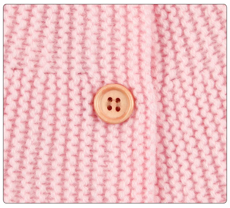 Кардиган для маленьких девочек свитера куртки мальчиков однотонные Детские с