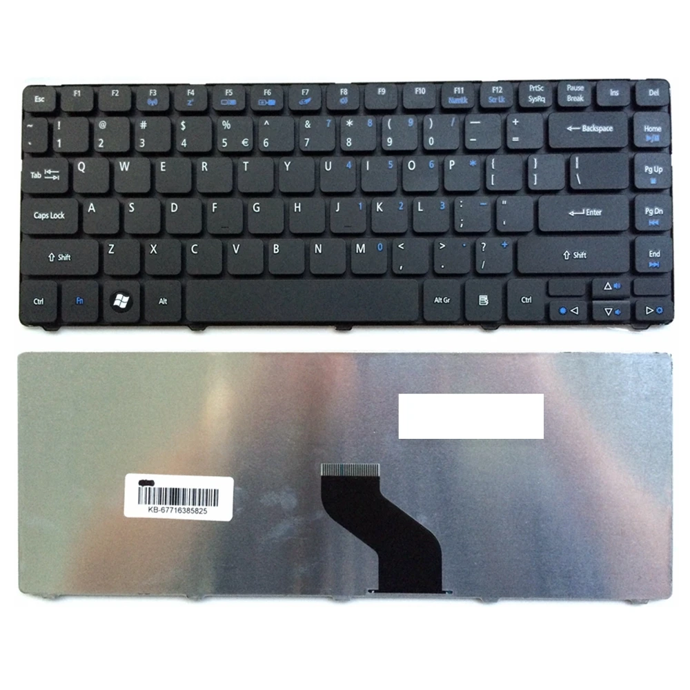 Новая английская клавиатура US BlackNew для ноутбука Acer 4738ZG 3810TG 3810T 4736 4736zG 4736G Aspire 4750G