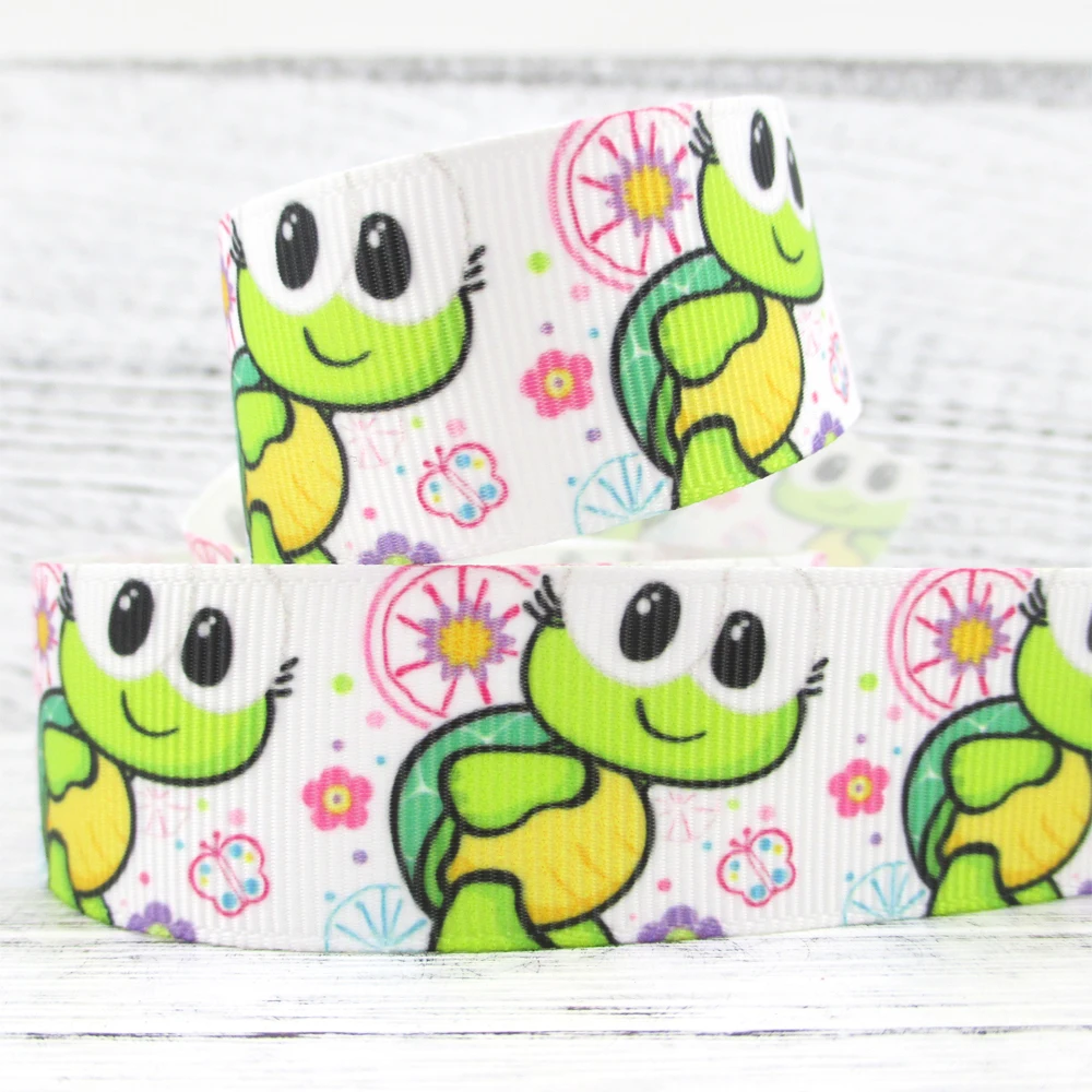 David accessories 1''25mm мультфильм насекомых печатных Полиэстеровая корсажная лента 10 ярдов, материалы для ручных поделок, 10Yc2468