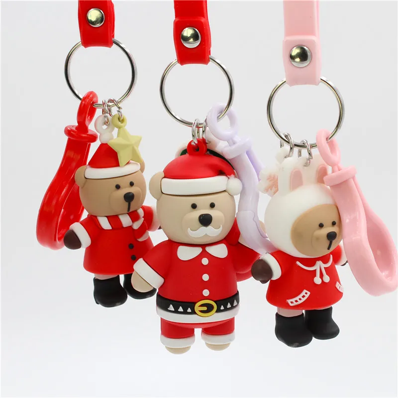 Новинка 2019 корейский тренд мультяшный аниме брелок милый медведь для автомобиля