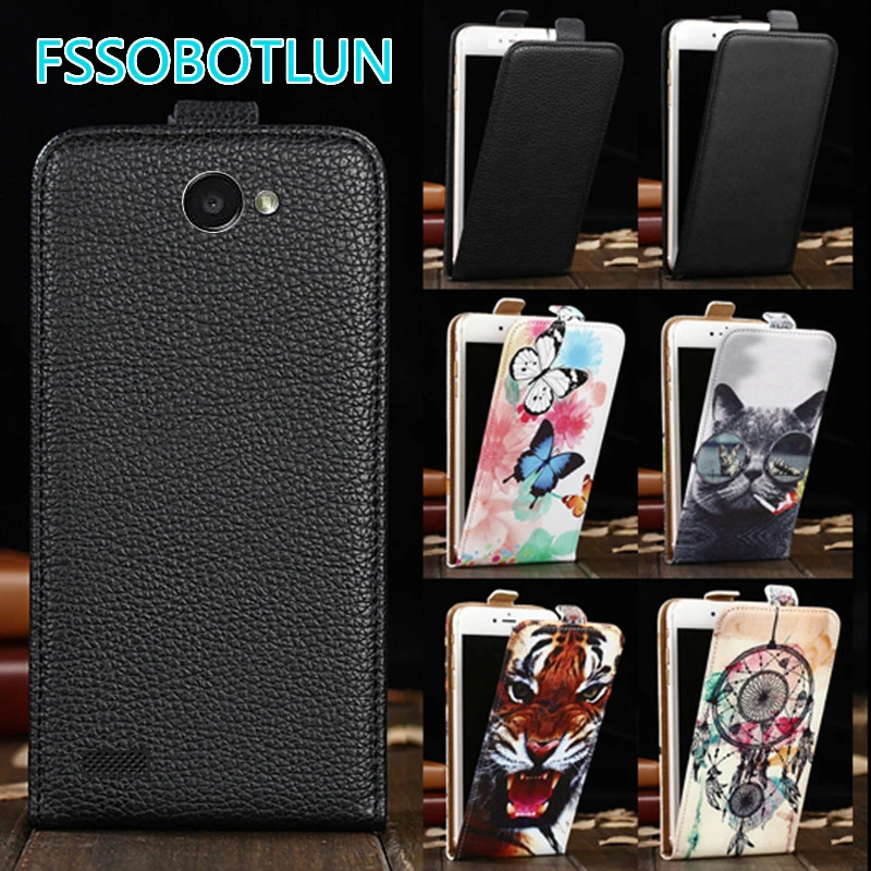 Factory Direct! High Quality Up and Down Flip PU Leather Cartoon Drawing Vertical Phone Case For LG X150 Bello II | Мобильные