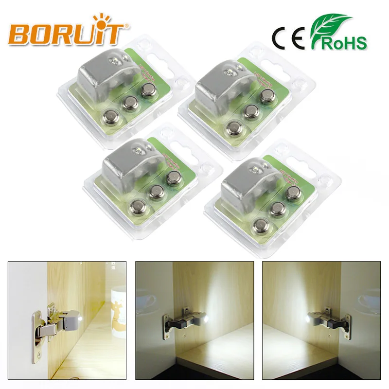 BORUIT 4/шт. Универсальная кухня спальня гостиная шкаф гардероб петли светодиодный