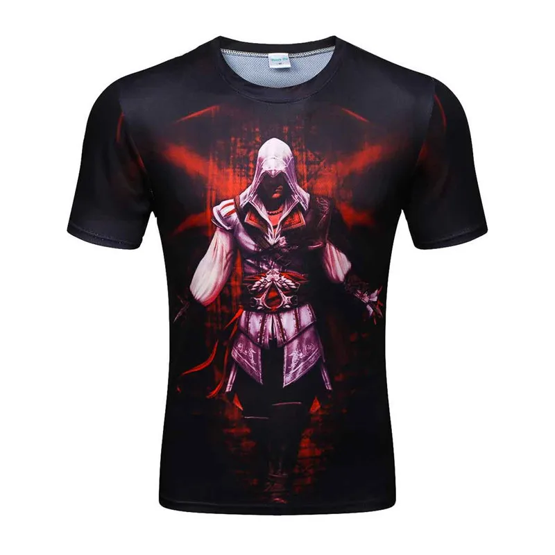 2017 new the Joker 3d t shirt funny comics character joker with poker High Quality Fashion Cotton t-shirt summer style | Мужская одежда