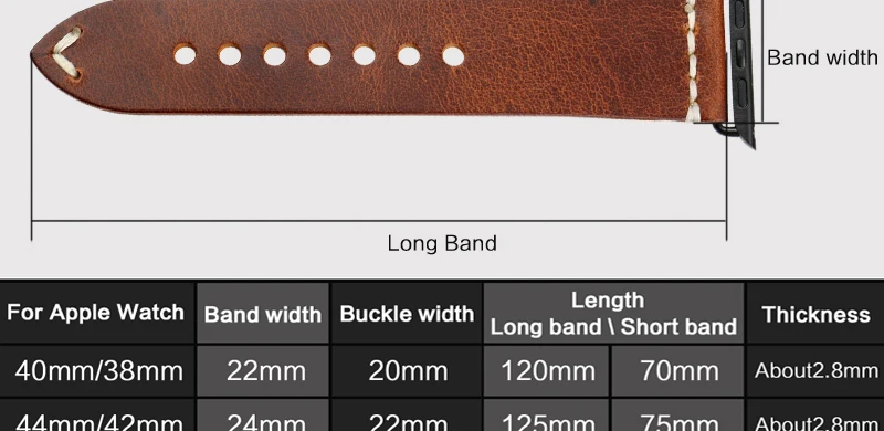 MAIKES наручных часов iWatch, 44 мм 40 мм кожаный ремешок для наручных часов, ремешок для Apple Watch, 42 мм, 38 мм, версия серии 4/3/2/1 Часы Аксессуары Часы Браслет