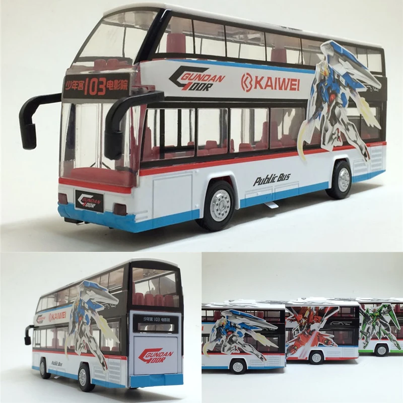 

Big bus alloy pull back double decker bus models,high simulation Tourist sightseeing car,metal diecasts,free shipping