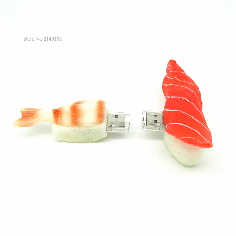 Usb флеш накопитель Sashimi 4G/8G/16G/32G японская модель еды ручка в виде суши карта памяти