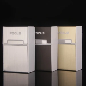 Модный чехол для сигарет с раскладушкой, 20 палочек, креативная индивидуальная сигарета, чехол для сигарет, коробка для сигарет