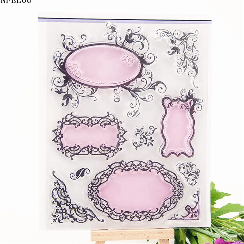 PANFELOU princess mirror Transparent Clear Silicone Stamp/Seal DIY scrapbooking/photo album Decorative clear stamp sheets | Дом и сад