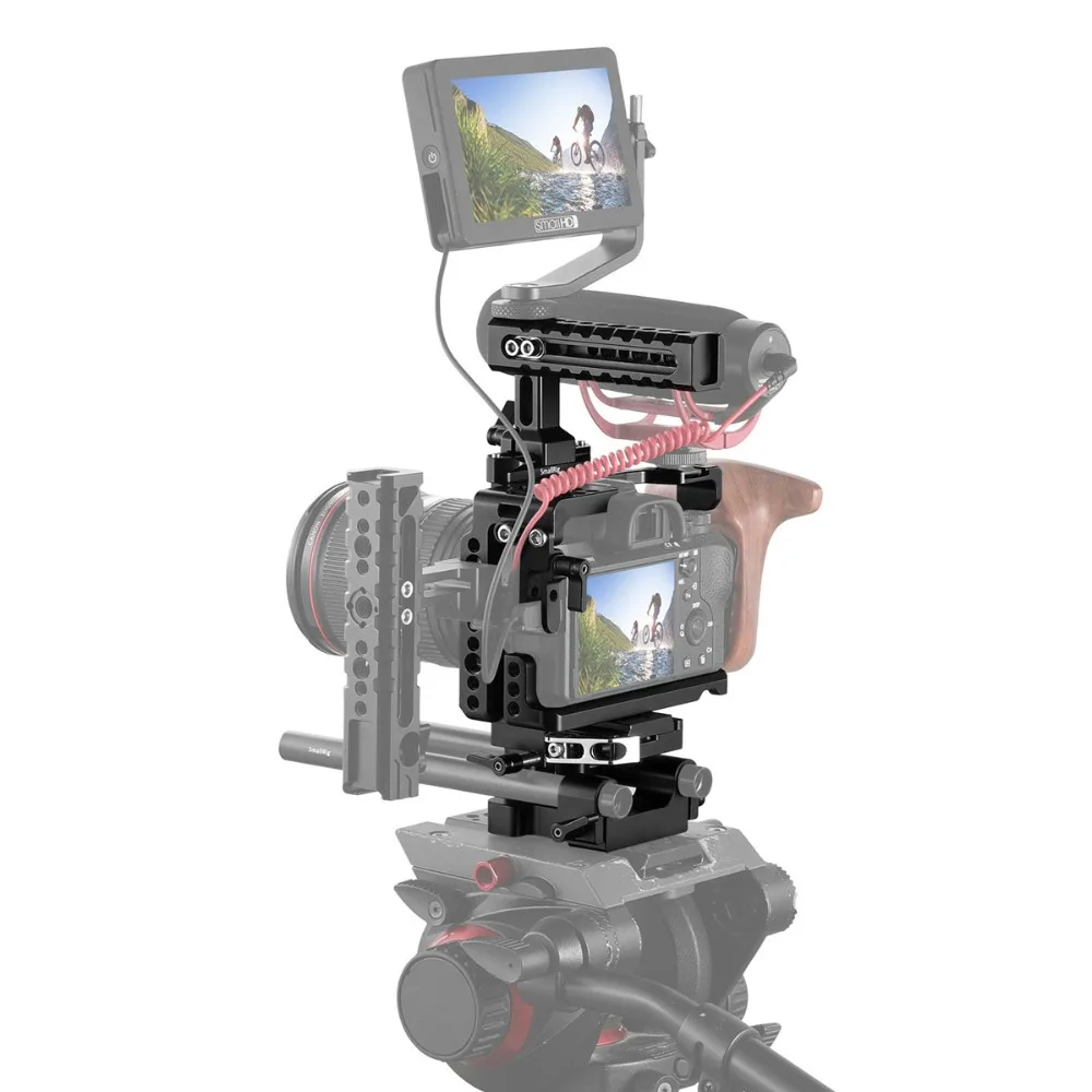 Клетка для камеры SmallRig A7II A7ii набор аксессуаров Sony A7 II/ A7R A7S II клетка + ручка опорная