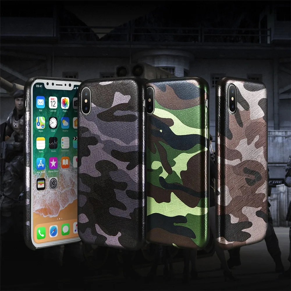 KISSCASE модные камуфляжные чехол для iPhone 5 5S SE 6 S Plus высокое качество 7 8 X супер мягкий