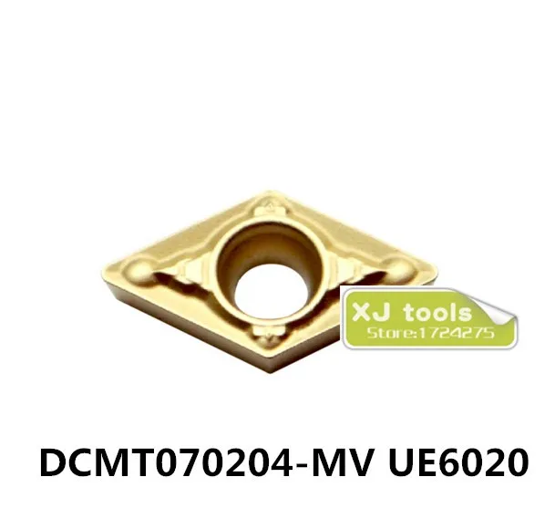 

Бесплатная доставка 10 шт. DCMT070204-MV UE6020 карбидные вставки для SDJCR/SDACR/SDFCR, токарные лезвия для стали