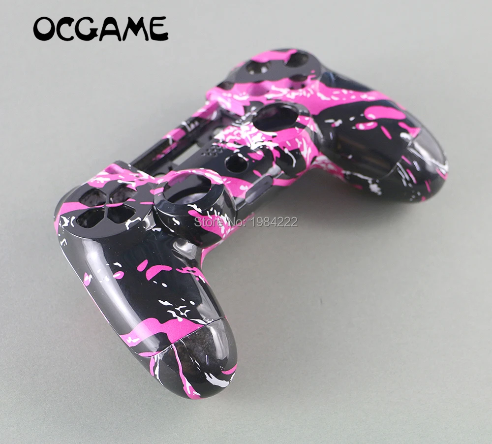 OCGAME 10 компл./лот Камуфляжный Корпус чехол с полным набором кнопок для PlayStation 4 PS4 JDM