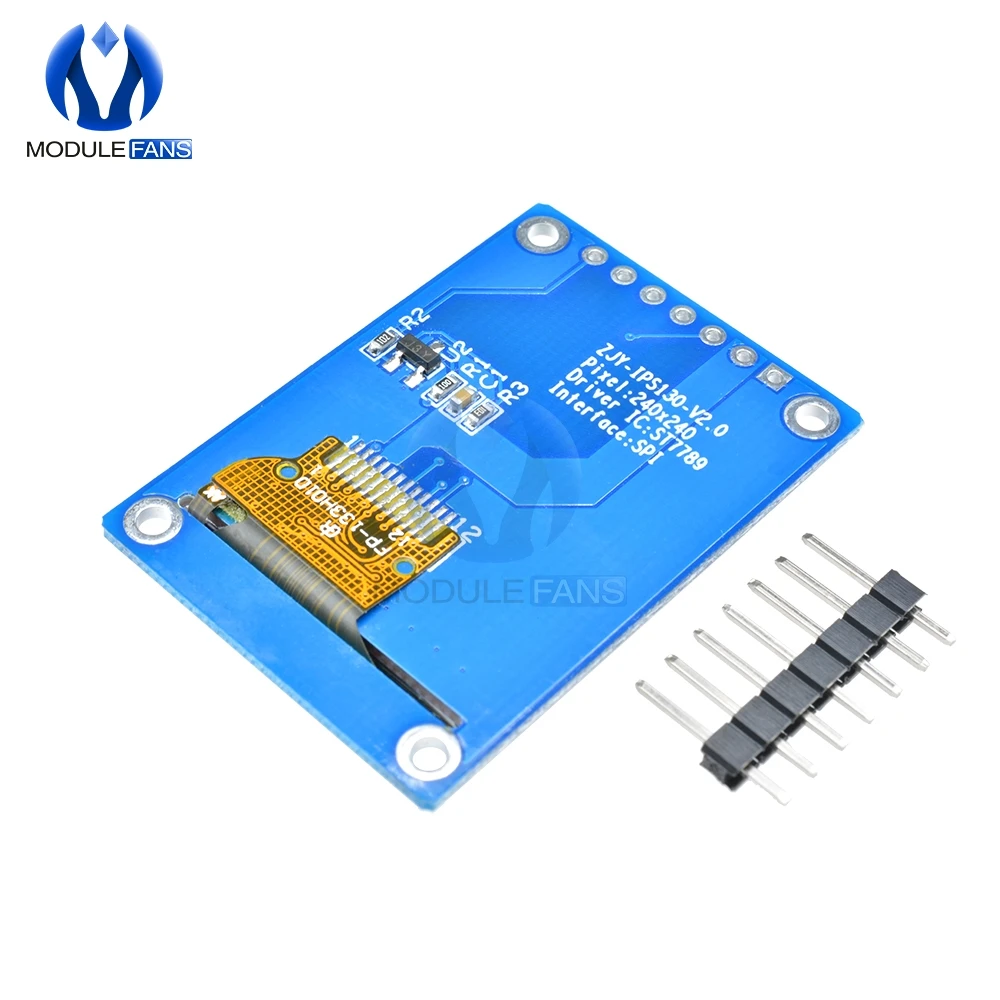 1 3 дюймовый ЖК дисплей OLED IPS HD TFT ST7789 Привод IC SPI коммуникационное напряжение 4