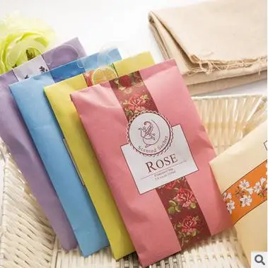 10 шт./лот натуральный цветочное саше с повесить крюк осушенный дома автомобиля