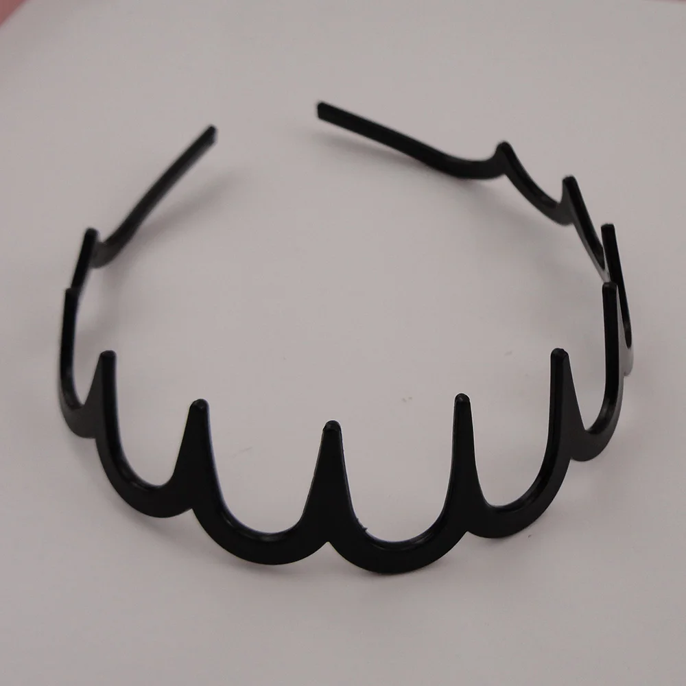 10 шт. обручи для волос с большими зубами пластиковые женские аксессуары |