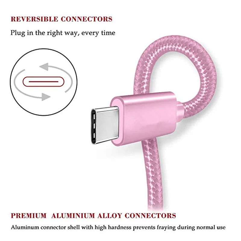 8 контактный кабель Micro USB Type C зарядное устройство для Xiaomi Redmi 6 PRO S2 hauwei Y5 Y6 Y7 Prime Y9 2018