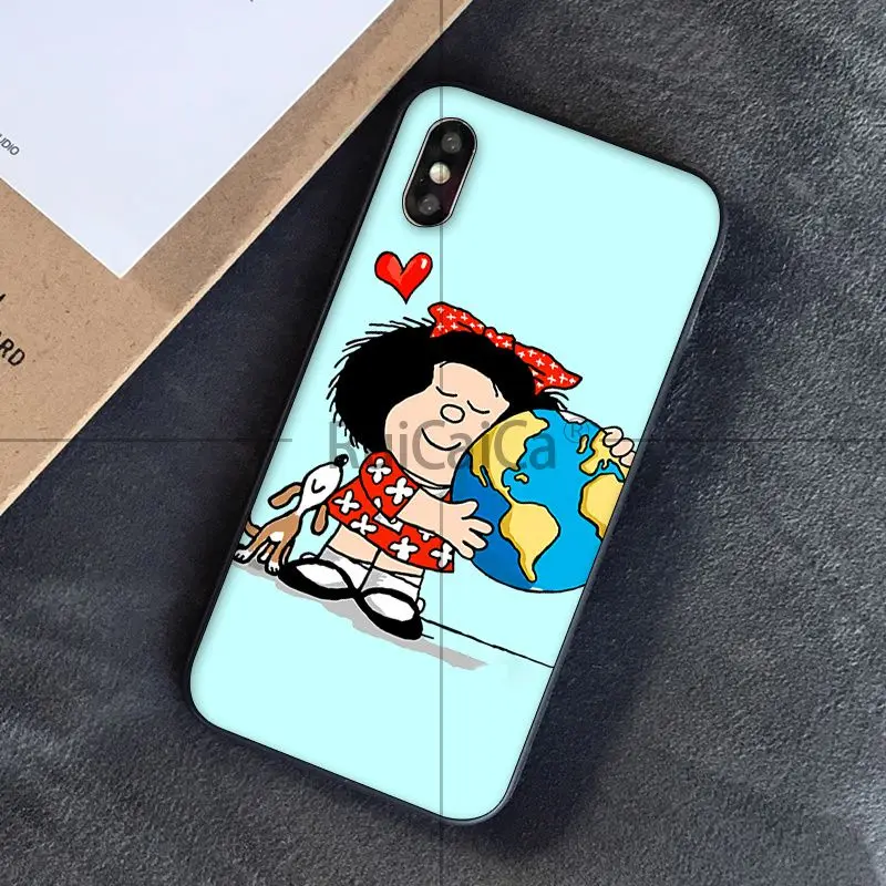 Ruicaica мультяшный Мягкий силиконовый чехол для телефона из ТПУ Apple iPhone 8 7 6 6S Plus X XS MAX