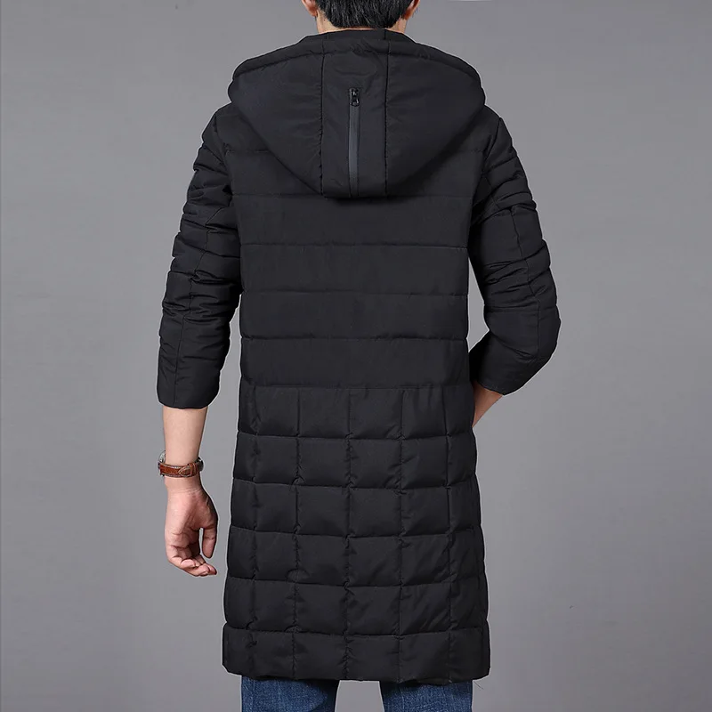 Большие размеры 5XL 6XL 7XL 8XL мужская длинная стильная зимняя парка мужские куртки и