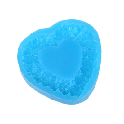 Силиконовая форма в форме сердца для украшения торта|Формы тортов| |
