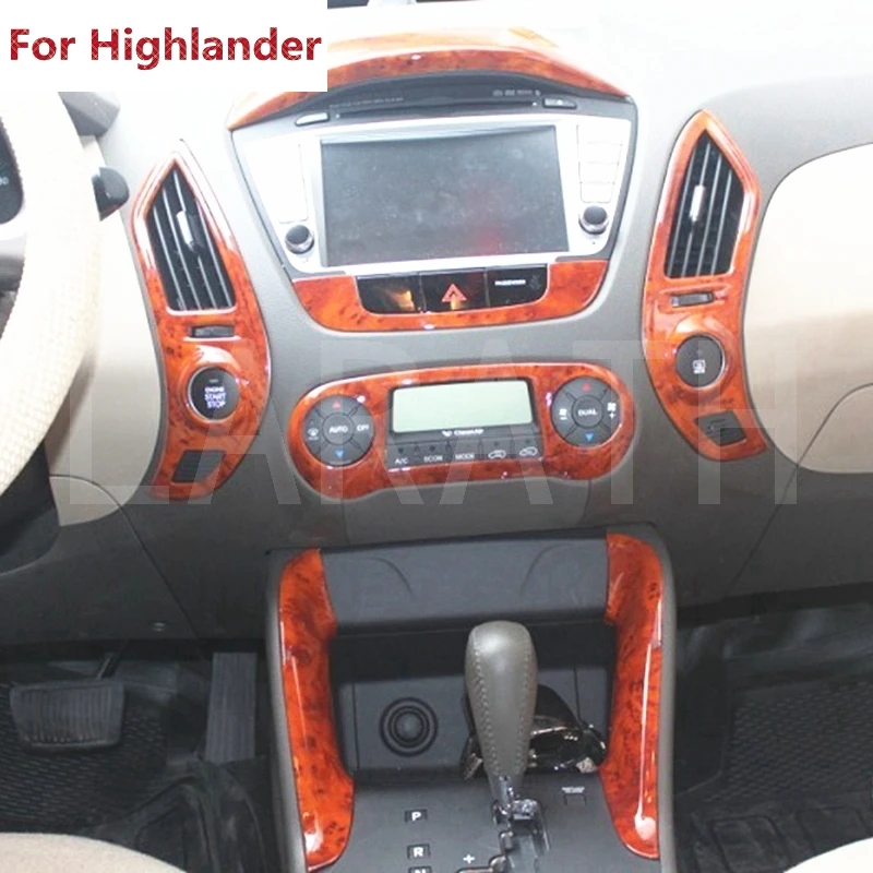 Для Toyota Highlander 2009 2014 цвет красного дерева специальная Классическая Передняя