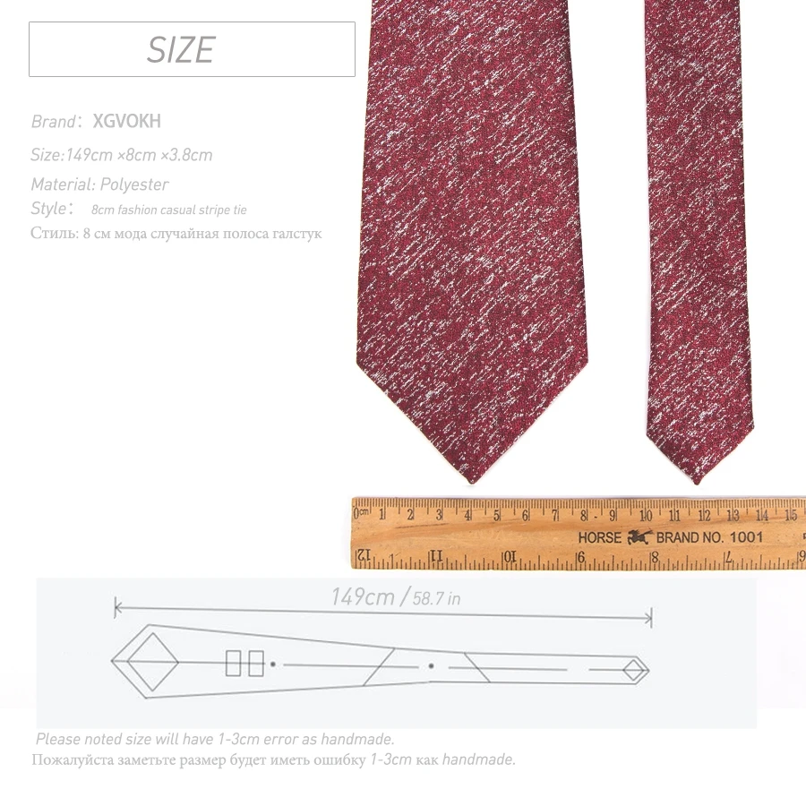 

Men Tie Solid 8cm Business England Style Bow Tie JACQUARD WOVEN Men's Fashion Ties for Men Wedding Formal Dress Shirt Necktie