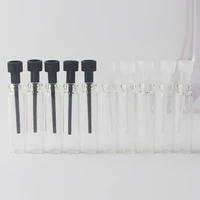 1ml 1cc mini glass perfume vials 1ml glass bottle parfum sample vial tester perfume tube bottle with drop rod 5pcs