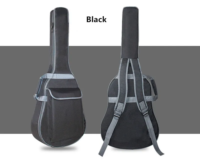 

ZONAEL New 38-41 Inch Waterproof Folk Acoustic Guitar Bag Pad Cotton Thickening Backpack Soft Case Guitar Gig Bag Accessories