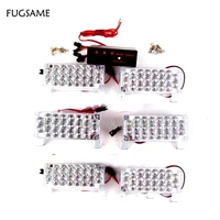 fugsame 6x22 132led car truck auto grille flash strobe light 3mode red blue white green amber yellow