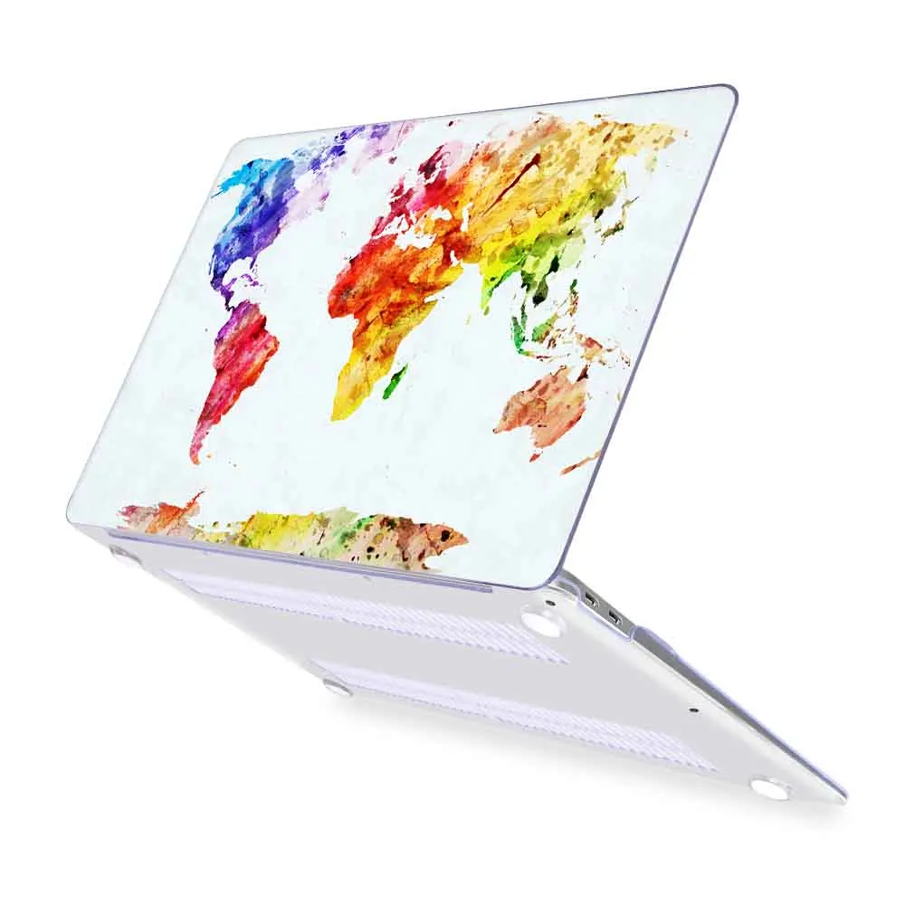 A058 Чехол для ноутбука MacBook Air Pro retina 11 12 13 15 A1932 Pro 13 15 16 дюймов Сенсорная панель A2141 A2159 пластиковый жесткий чехол - Цвет: A058